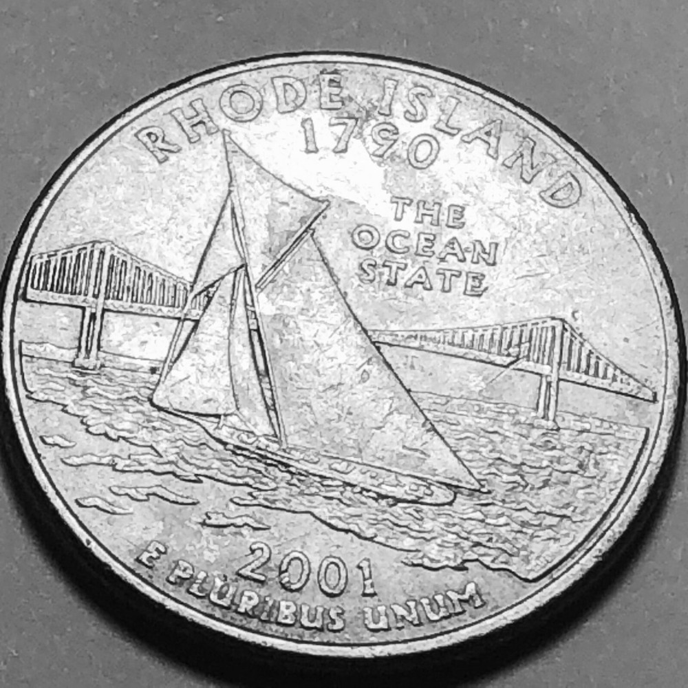 2001 P Rhode Island Statehood quarter