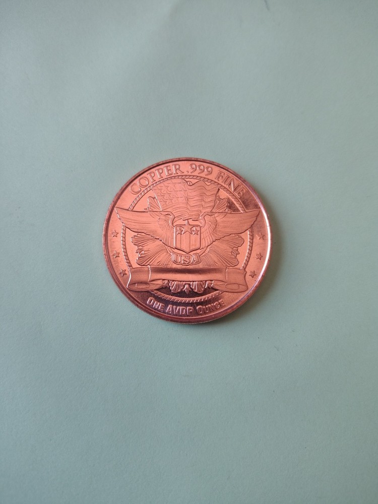 1 Oz Copper Proof Buffalo Round