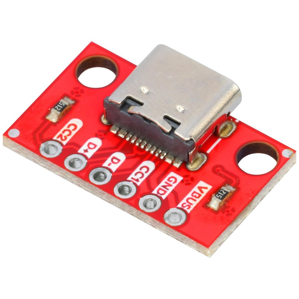 10Pcs USB Type C Breakout Board Serial Basic Female Connector Type PCB Conver...