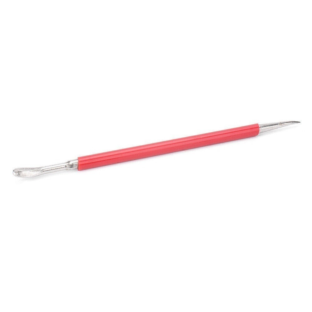 3pcs Modelling Tools Kit Set Red + Silver For shaping wax or PMC Silver Clay