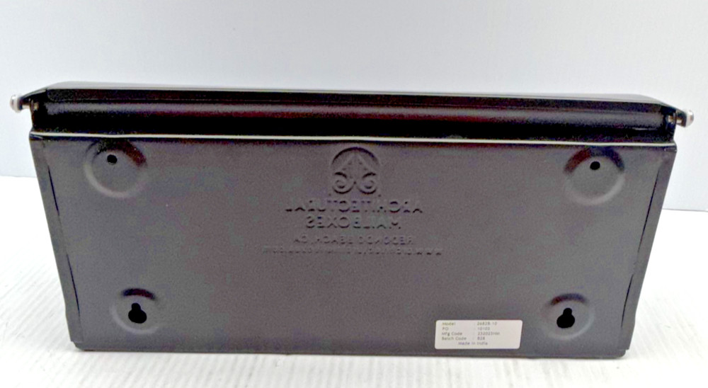 Architectural Mailboxes Cielo Black Wall Mounted Mailbox 2682B-10