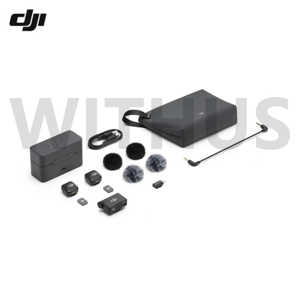 DJI Mic Mini (2TX+1RX+Charging Case) Mini Wireless Microphone Full Set - Fedex