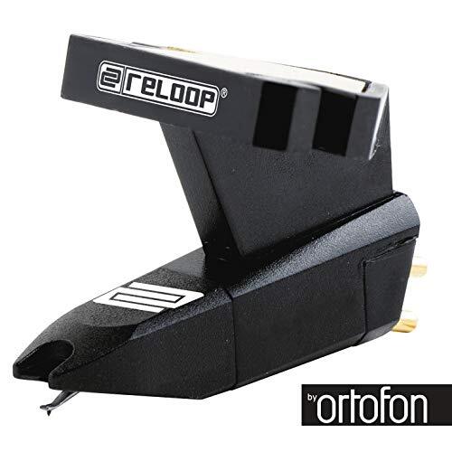 Reloop OM Cartridge for Turntable Headshell Mounting, Black