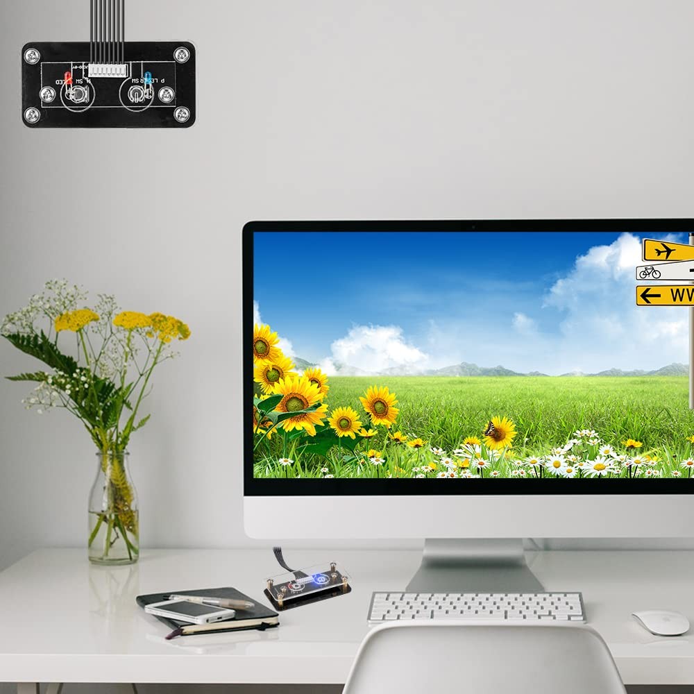 OwlTree Desktop Computer Power Button - External PC Case Motherboard Switch -...