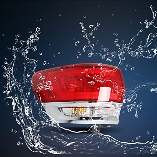 Left Side Tail Light Assembly Replacement for Cherokee 2014-2019 Outer Driver
