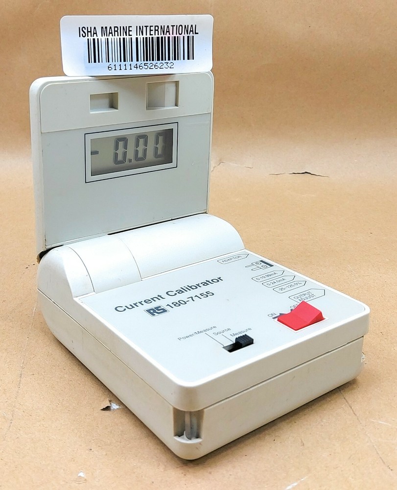 RS Precision 180-7155 Current Calibrator 0-20mA Source Simulator Tester