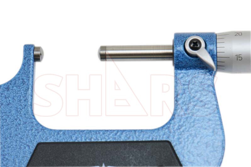 Shars 1-2" Precision Ball Micrometer .0001 Spherical Spindle New !}