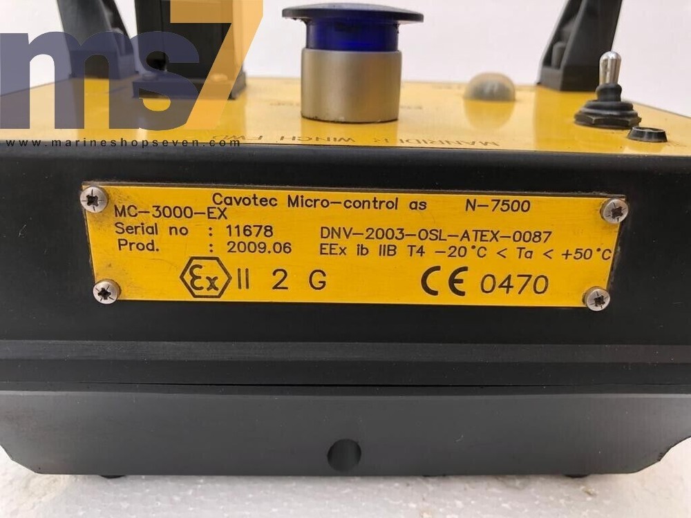 CAVOTEC MICRO-CONTROL AS MC-3000 EX AKER SOLUTIONS CRANE REMOTE CONTROL 7.2 VDC
