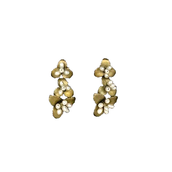 MICHAEL MICHAUD PACHYSANDRA LONG POST EARRINGS 3766