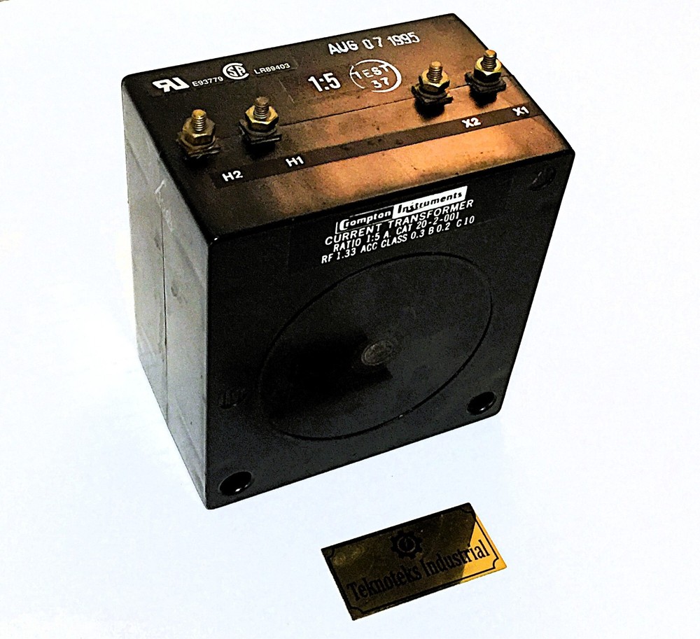 CROMPTON INSTRUMENTS 20-2-001 CURRENT TRANSFORMER RATIO 1:5 A