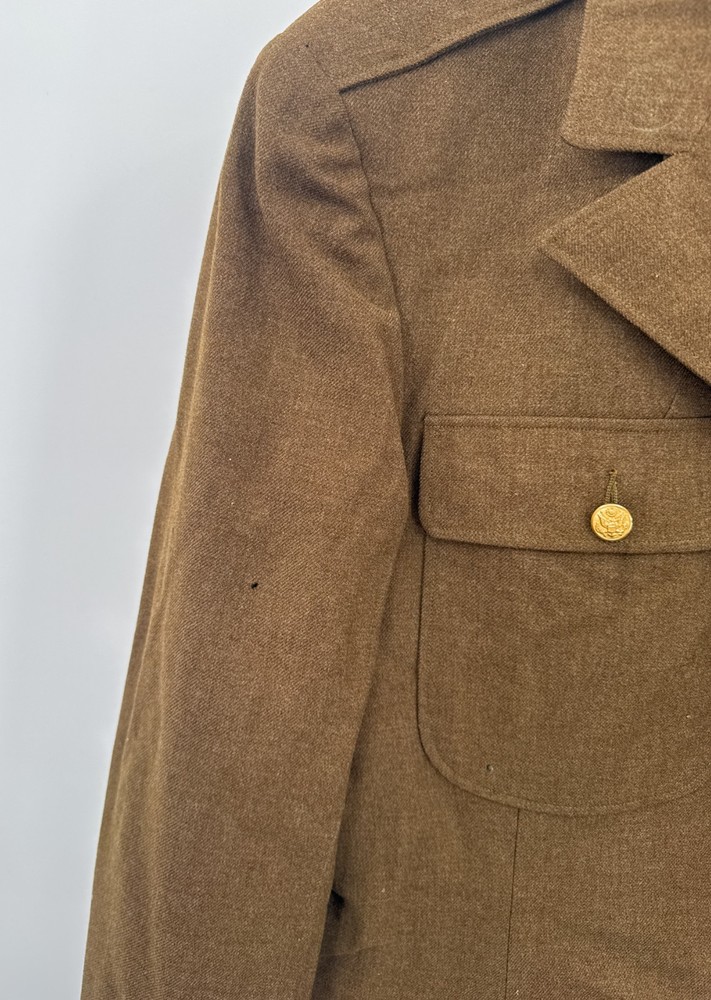 WWII Army Coat Jacket Brown