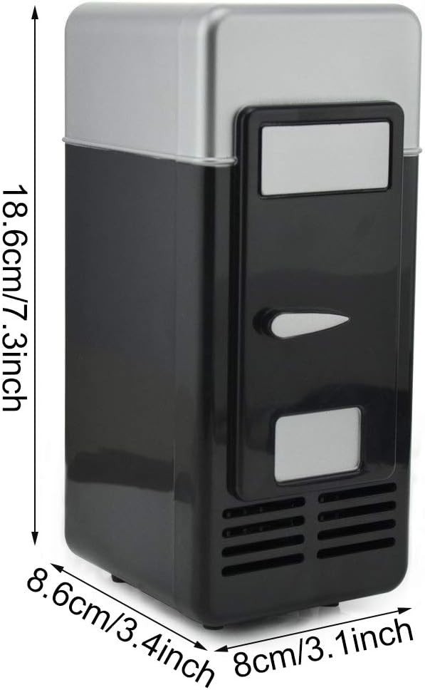 Portable USB Powered Fridge with Cooling & Heating for On-the-Go Beverage Needs