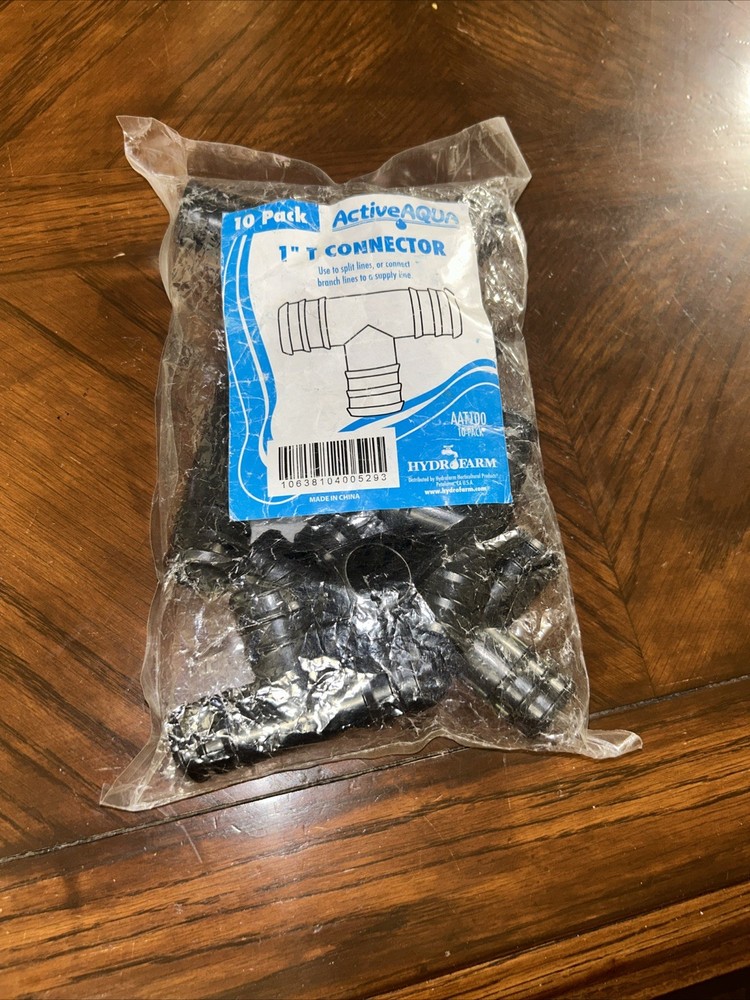 Active Aqua T-Y Connector 10 Pack for Hydroponics Systems