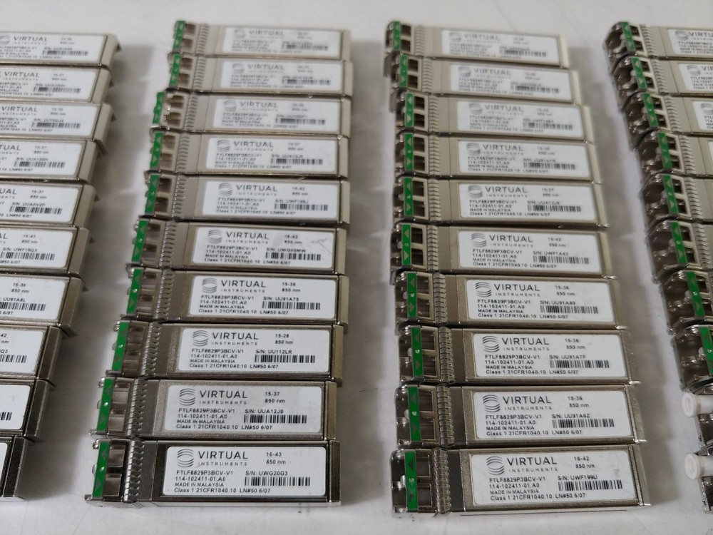 Virtual Instruments Assorted SFP Transceiver Modules Lot Of 90