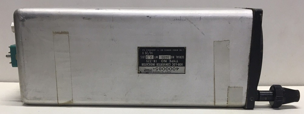 Bendix IN-225 VOR-LOC Convertor Indicator #1