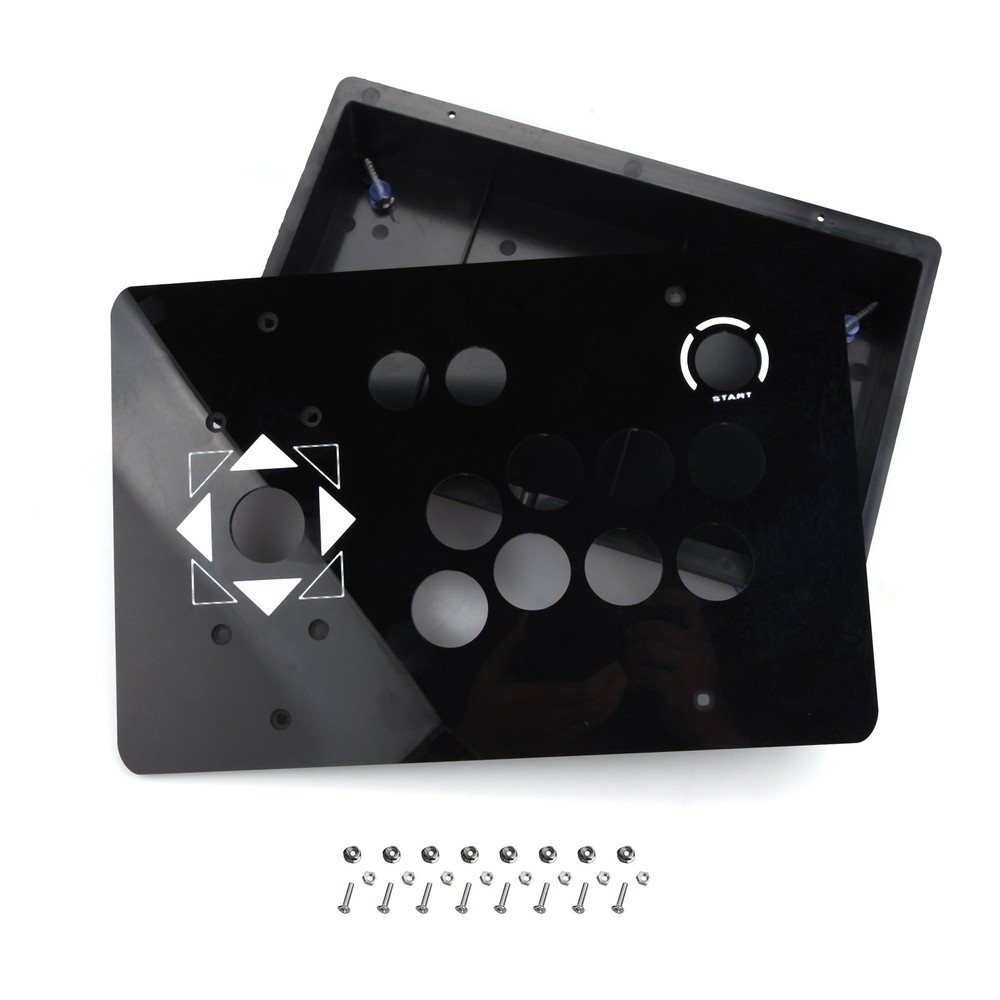1 Set Acrylic Panel and Case DIY Set Kits Replacement for Arcade Game Part