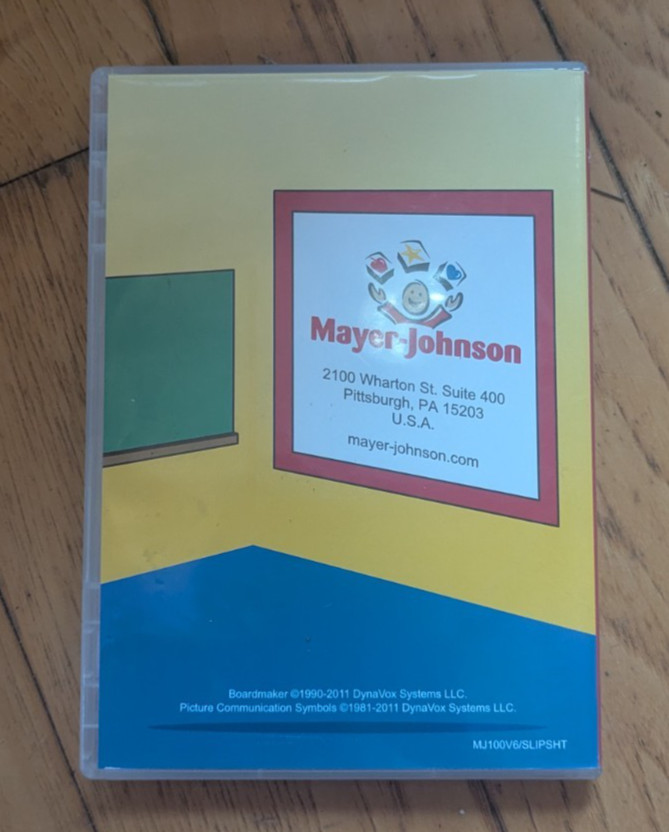 Boardmaker Plus! V.6 Windows [CD-ROM] 2 Disc Mayer-Johnson