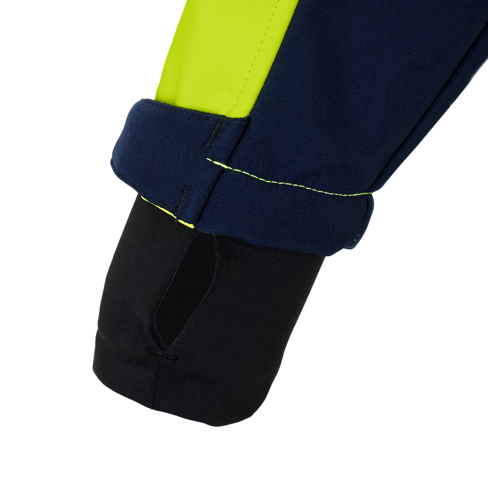 Hi-Vis Softshell Fleece Lined Safety Jacket with Reflective Strips by JORESTECH