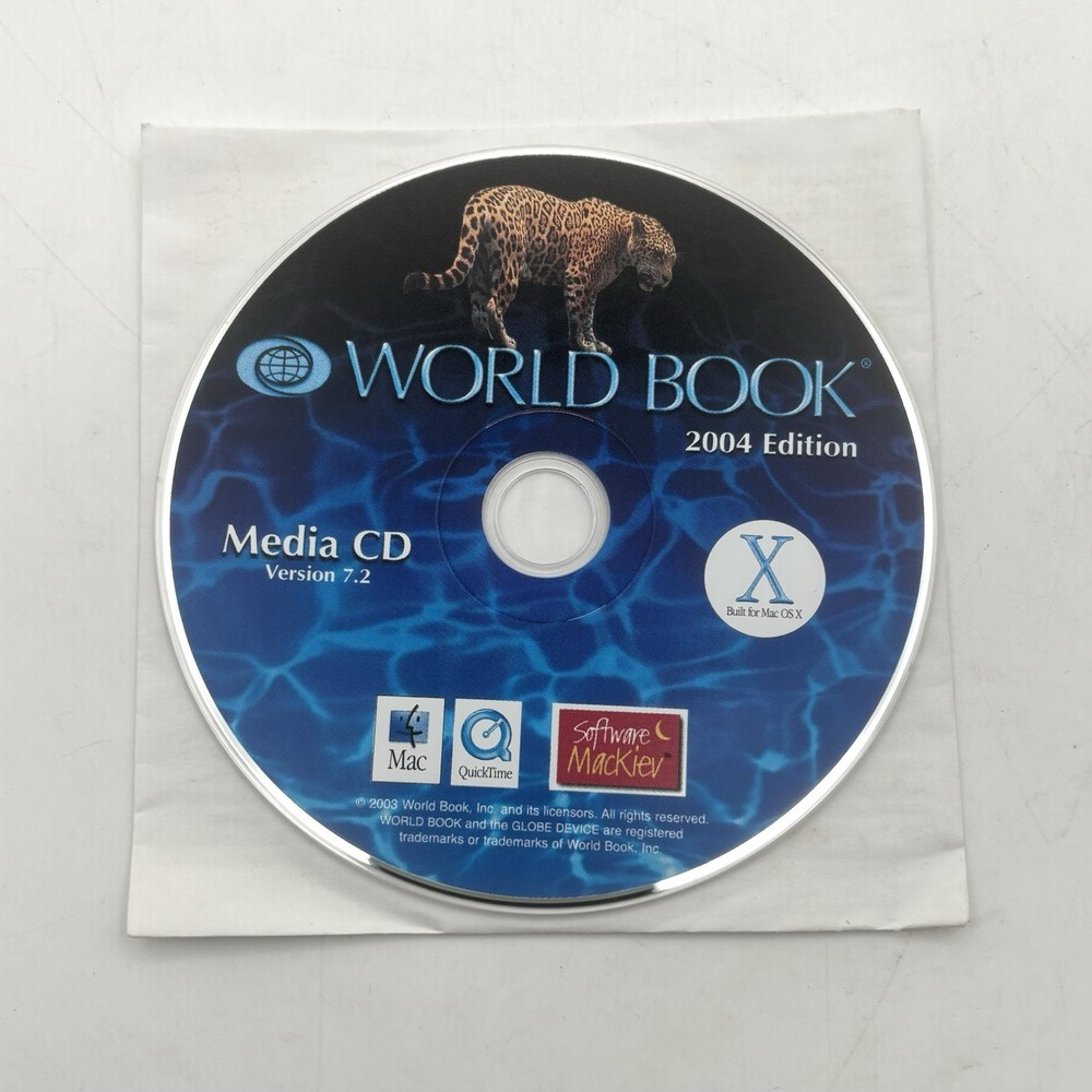 World Book 2004 Edition Media CD Version 7.2