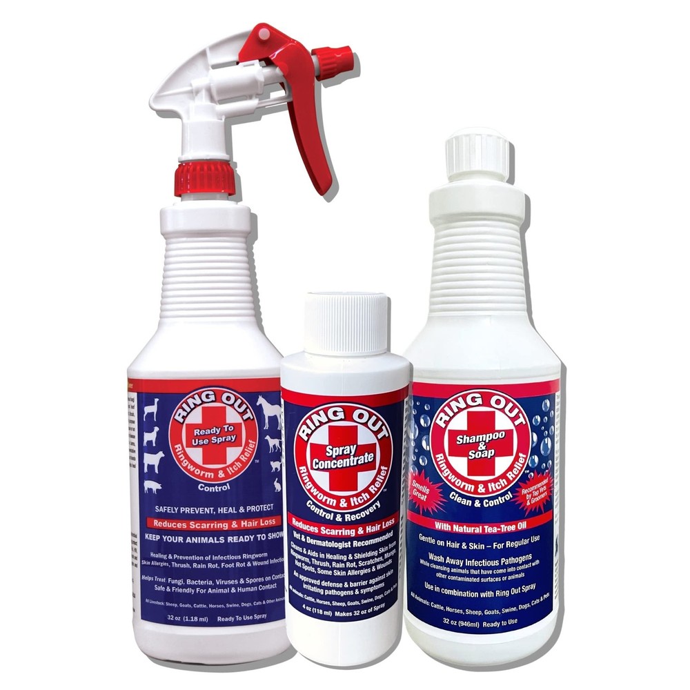 Ringworm Prevention Pack for Large and Small Animals - Control and Help Ringw...