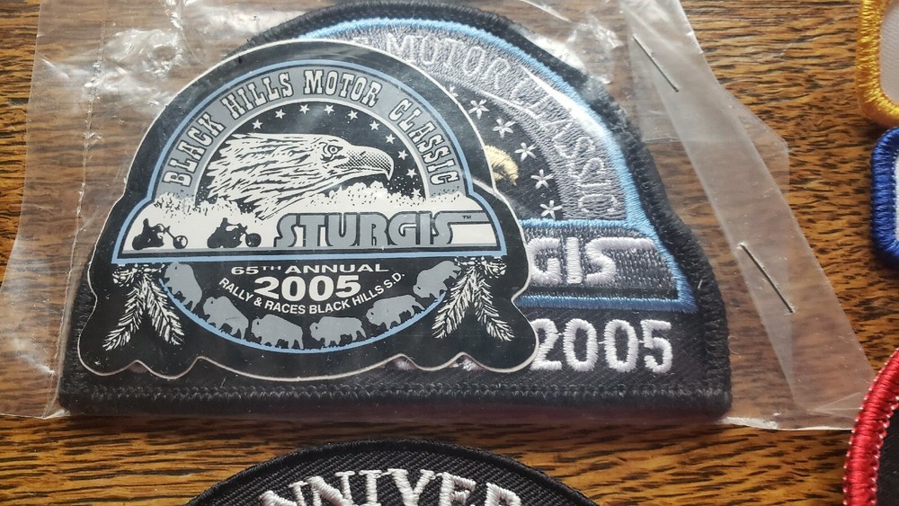 VTG HARLEY DAVIDSON Jacket Vest PATCH Embroidered LOT