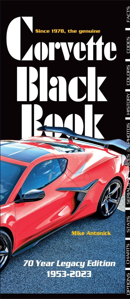 N-E-W-E-S-T! 1953 - 2023 Corvette Black Book Options Code Numbers Colors C1 - C8