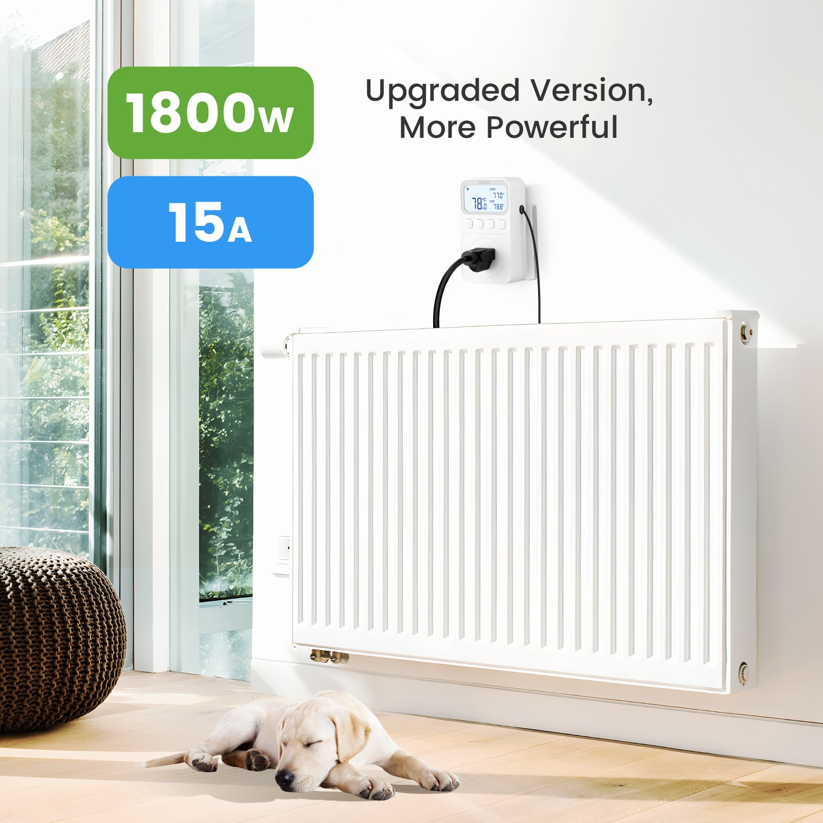 INKBIRD Plug in Thermostat 1800W Heating Cooling Temperature Controller Timer CF