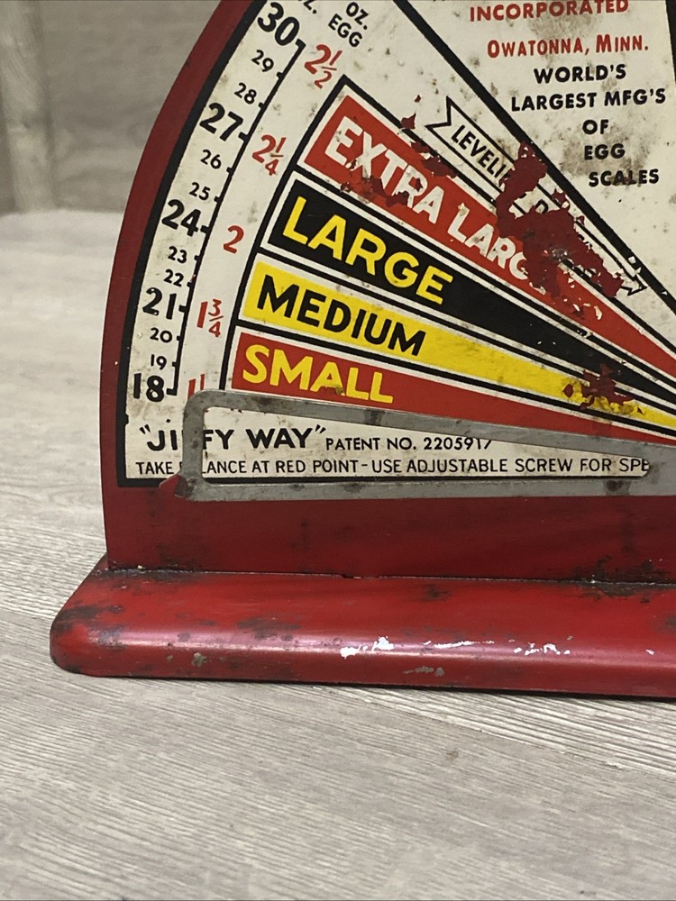 Vintage Jiffy Way Egg Scale