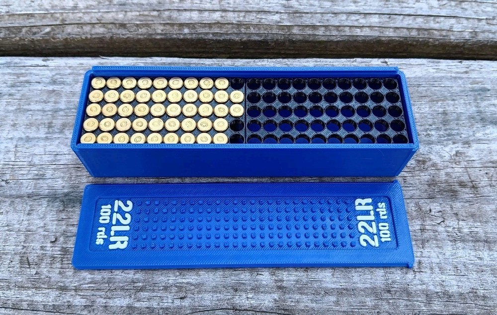 22LR Ammo Box 100rd Capacity (3 Pack)