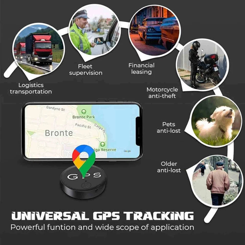 Mini Car GPS Tracker Universal Magnetic Vehicle Tracking Device Wireless US LOT