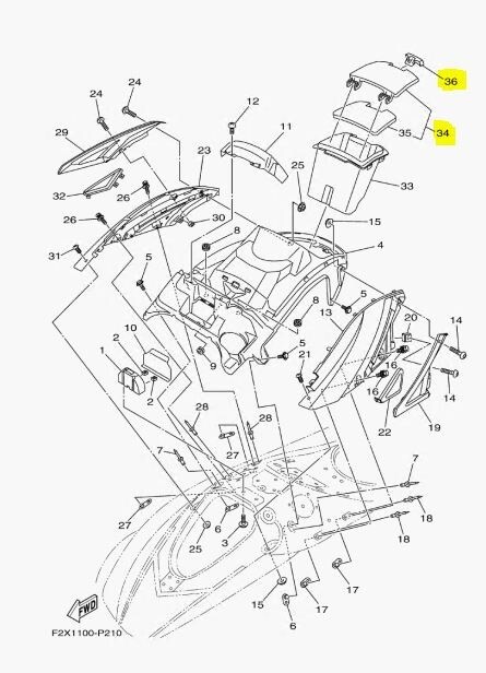 Yamaha GP1800 R VX VXS VXR VXC Cruiser Deluxe Limited Glove Box Lid & Latch Kit