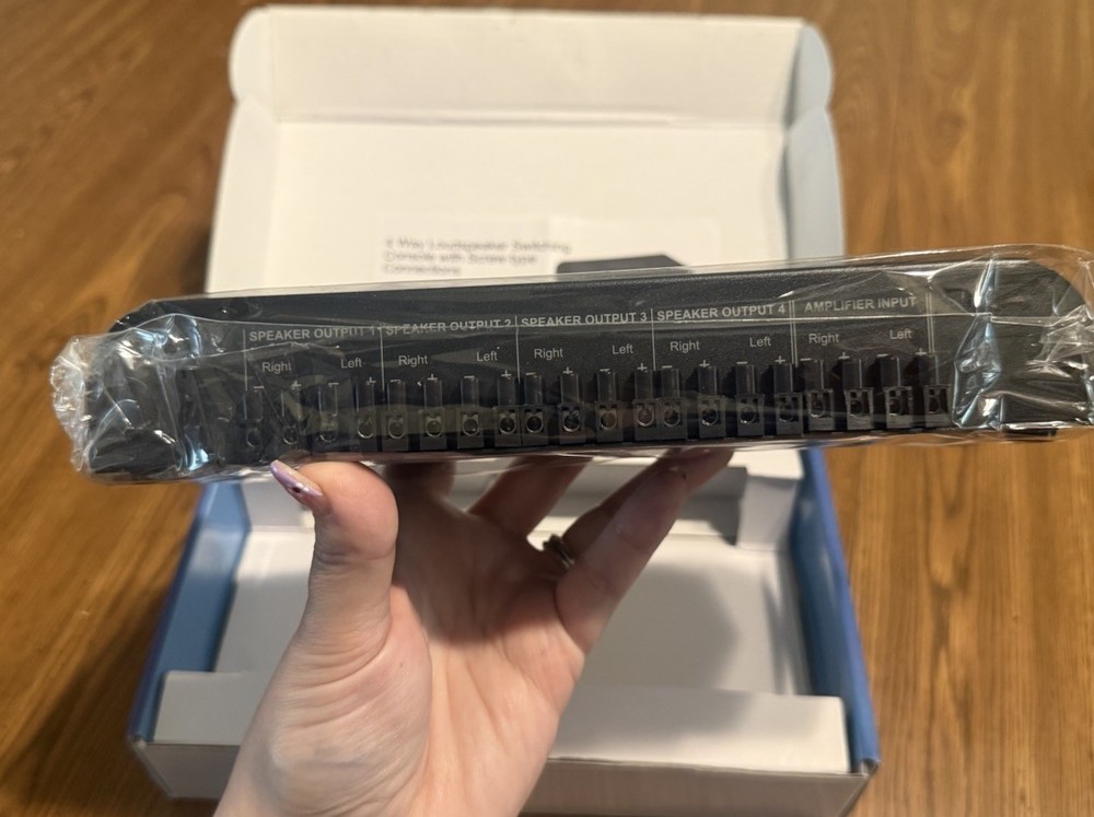 XtremPro 4 Way Speaker Selector Black Screw-type Connections 200W