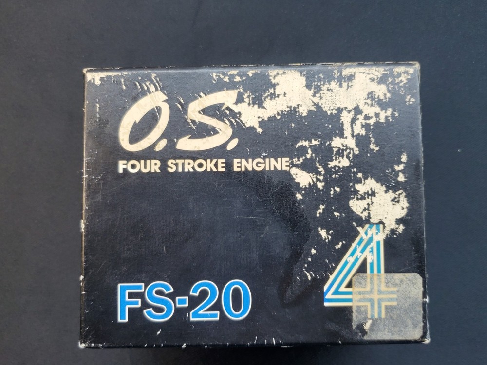 OS FS 20 FOUR STROKE, RC AIRPLANE ENGINE . LIGHTLY USED