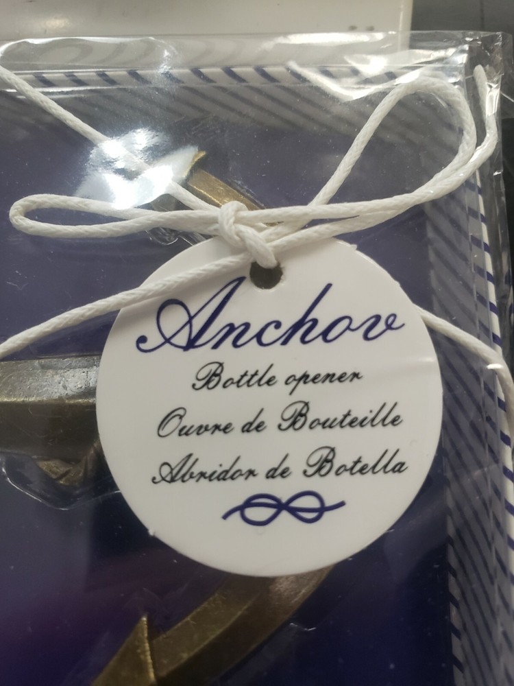 Anchor bottle opener