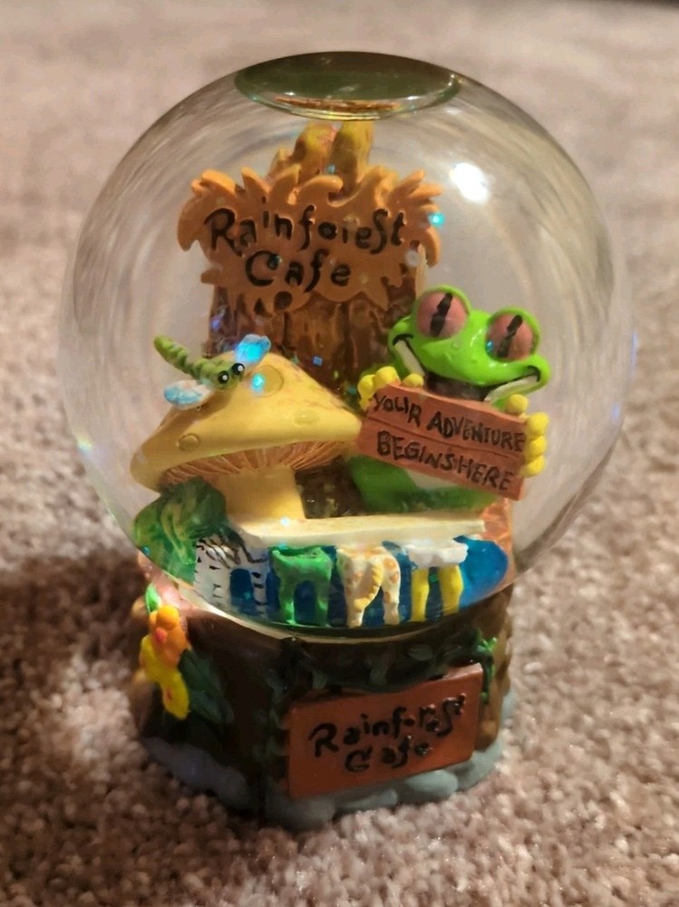Rainforest Cafe Vintage Snow Globe (Rare, 2003)