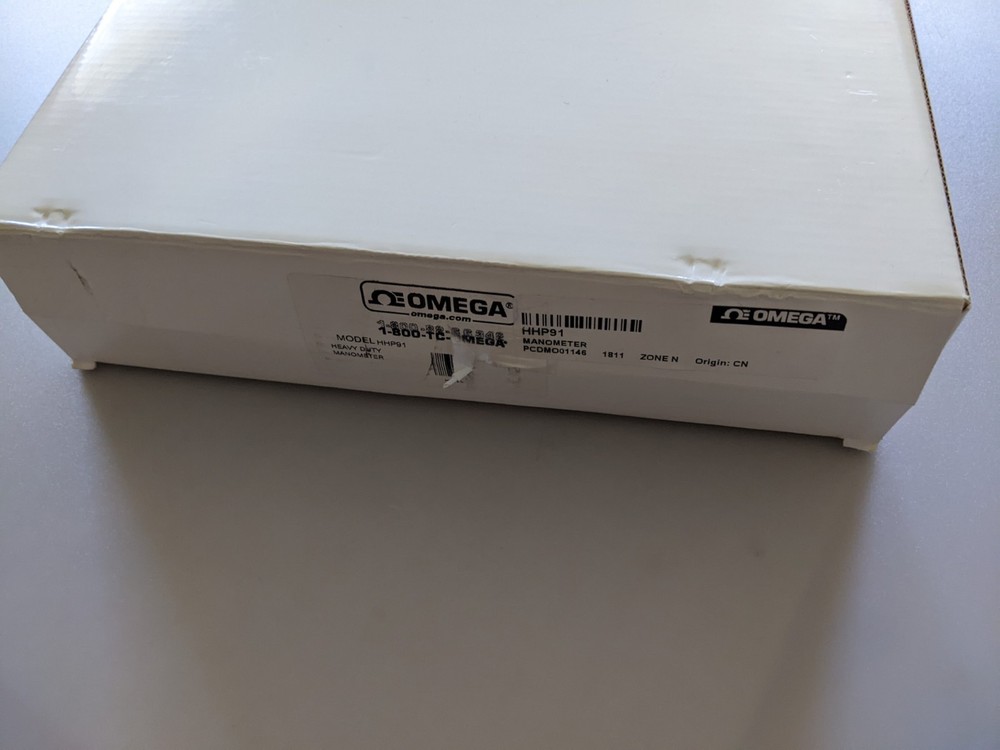 Differential Input Manometer OMEGA PM-9100HA. New Open Box