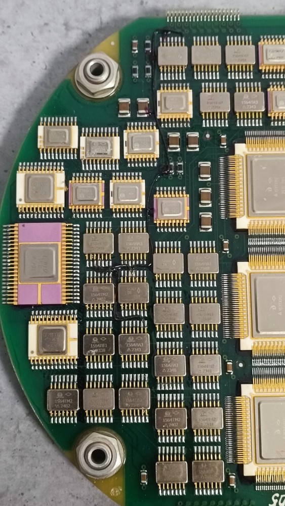 Soviet computing logic-arithmetic board, digital data processing module.