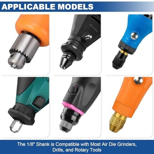 115PCS Polishing Buffing Wheels for Dremel Tool Accessories, 1/8" Shank Polishin