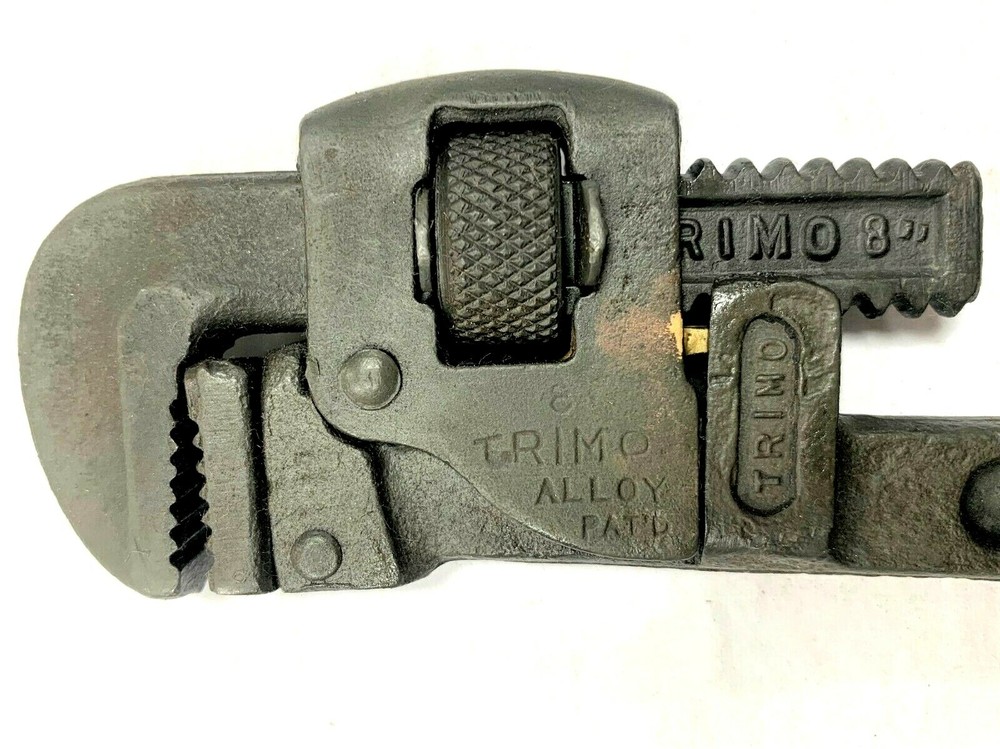 Antique Trimont MFG CO Trimo 8” Pipe “Monkey” Wrench