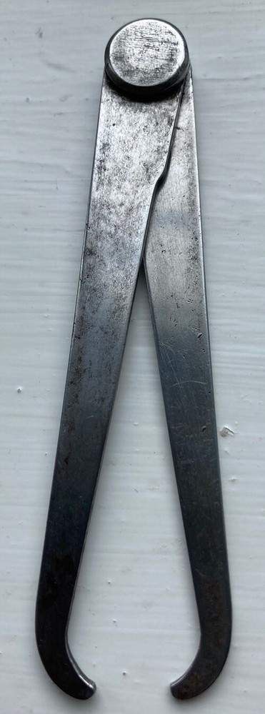 Vintage Flat leg Inside Callipers HG Engineering Measuring Collectible