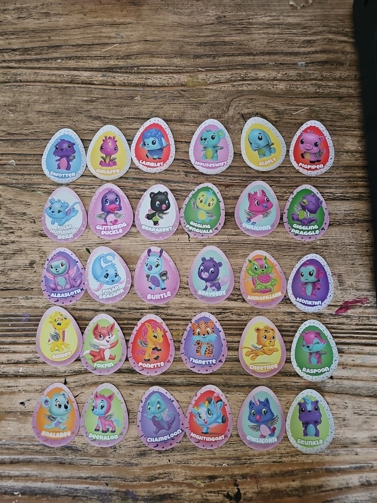 2018 Hatchimals HATCHTOPIA GAME 48 EGG CARDS Replacement