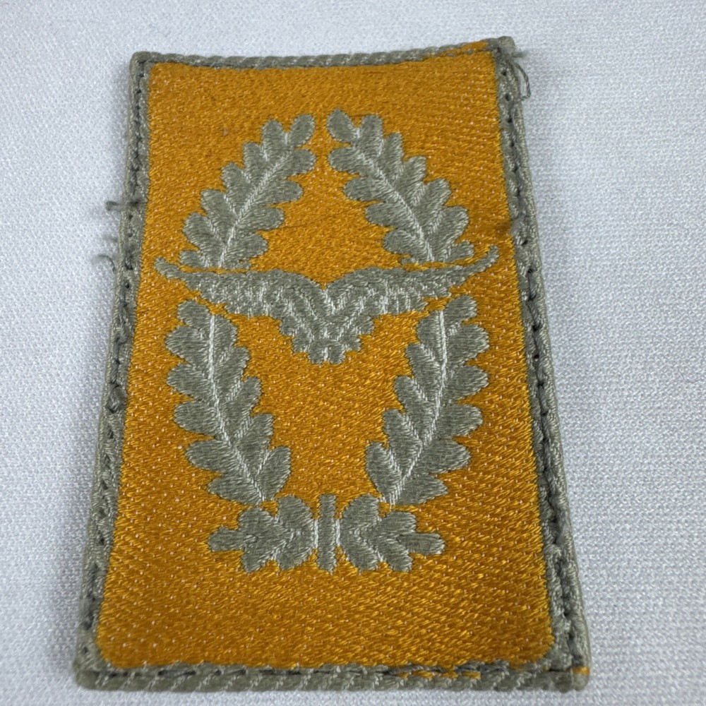WWII GERMAN COLLAR YELLOW UNIFORM TAB