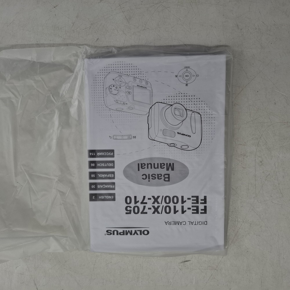 Olympus X-710 4.0MP Compact Digital Camera Silver Tested Boxed GUC