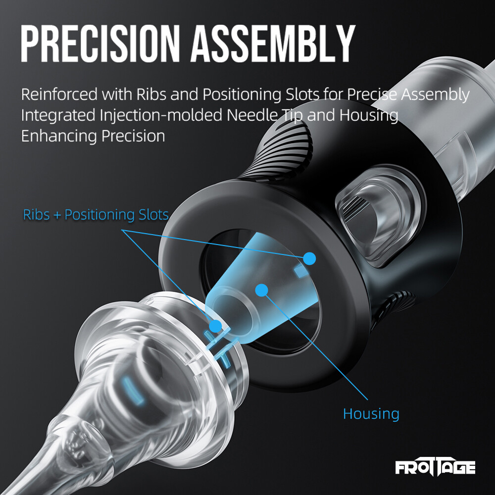 Finger-Safe 16 pcs Frottage Sterilized Disposable Tattoo Cartridge Needles