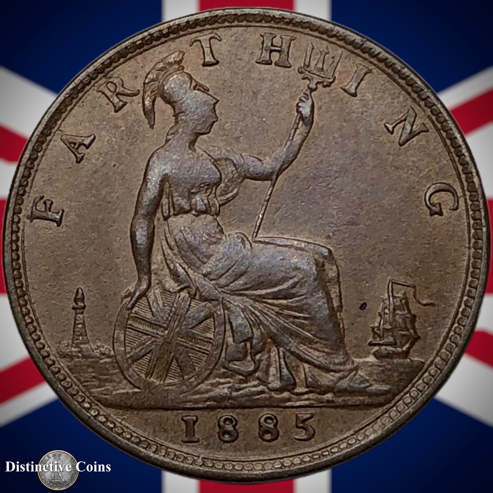 Great Britain 1885 Farthing 1/4d GB4154