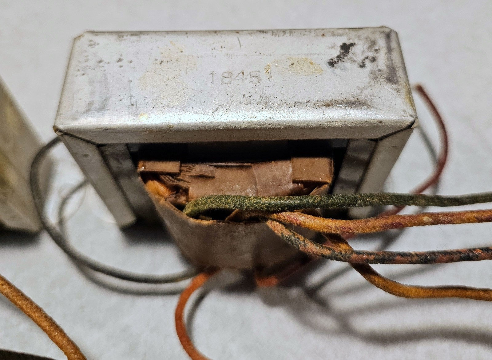 1 Pair - 6L6 Audio Output Transformers - 18451 - From Wurlitzer Organ Amp 6144