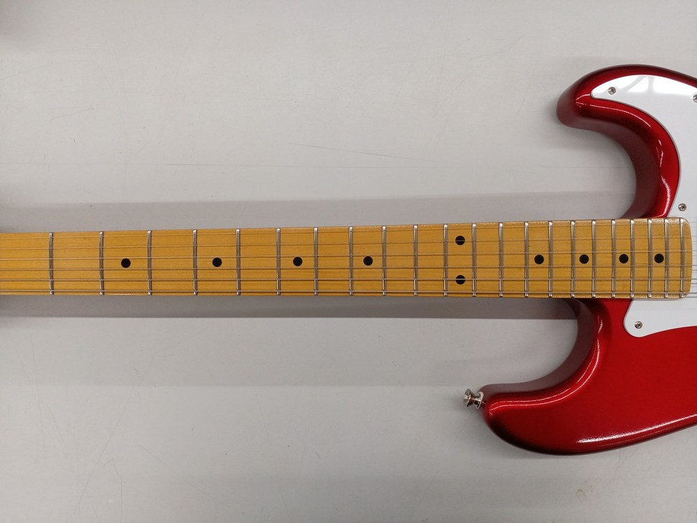 History Stratocaster Type Red Electric Guitar Used