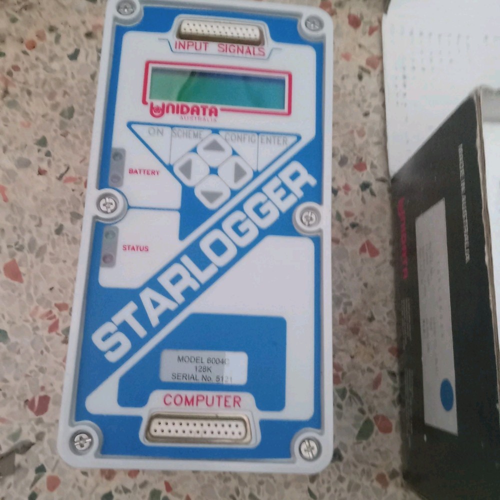 Unidata 6004C 128K Starlogger Data Logger "NOS"