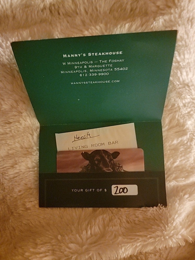 $200 MANNYS Gift CARD