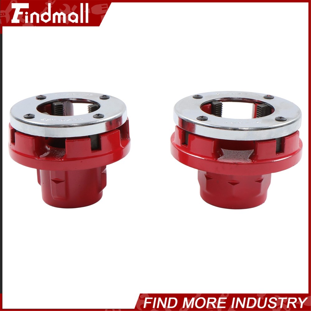 Findmall 7 Size Pipe Threader W/ Handle Pipe Threader Threading 3/8" To 2" Dies